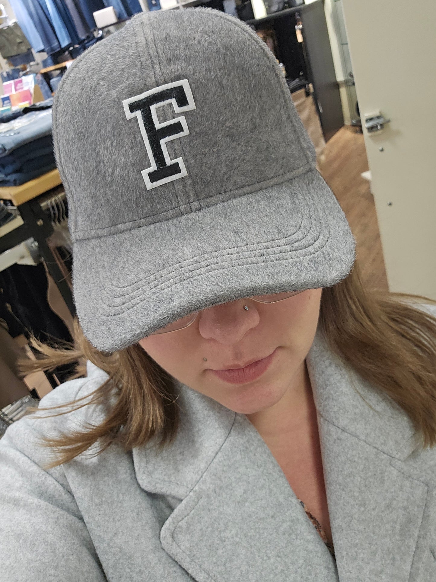 Felt Letter Baseball Hat