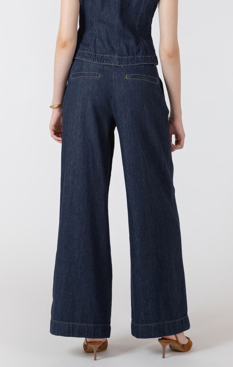 Wide Leg Denim Pants