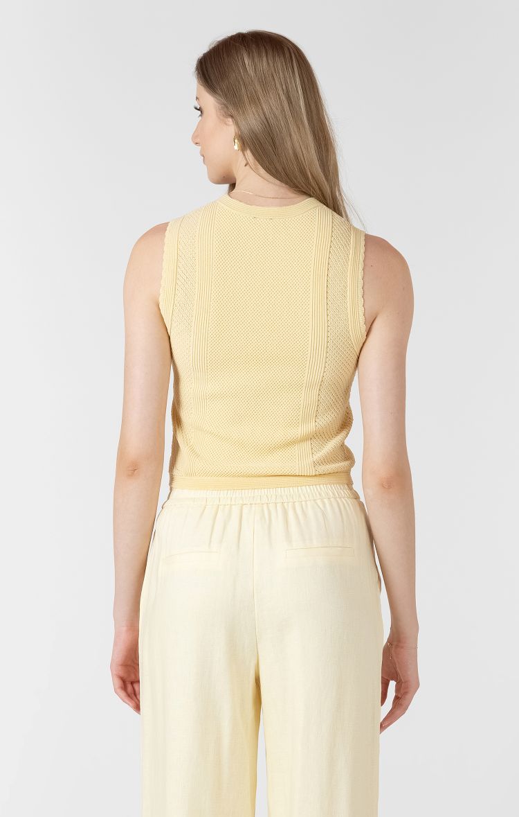 Scalloped Sweater Tank