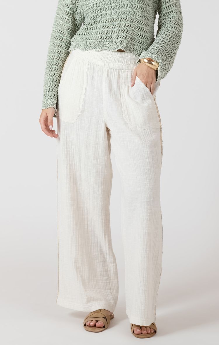 Pull On Wide Leg Pants
