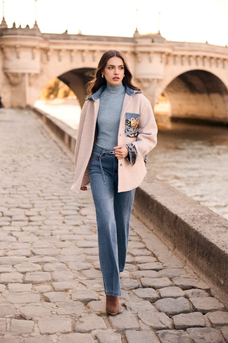 Casual Print Jacket