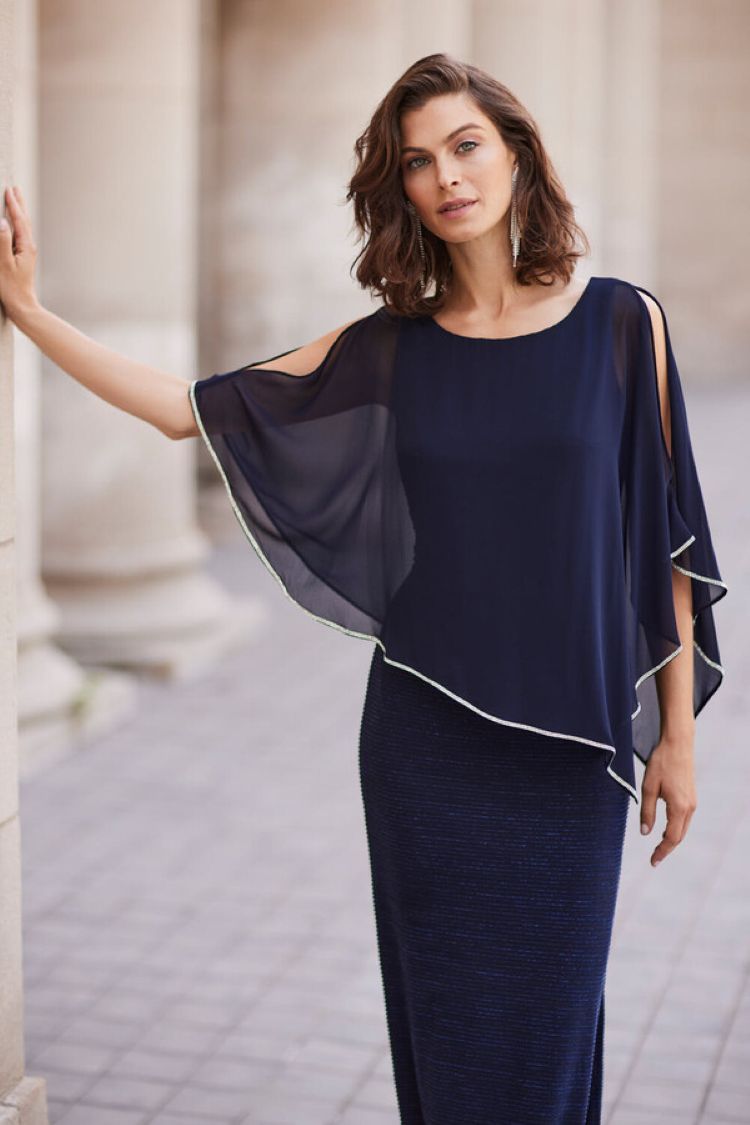 Overlay Ribbed Dress