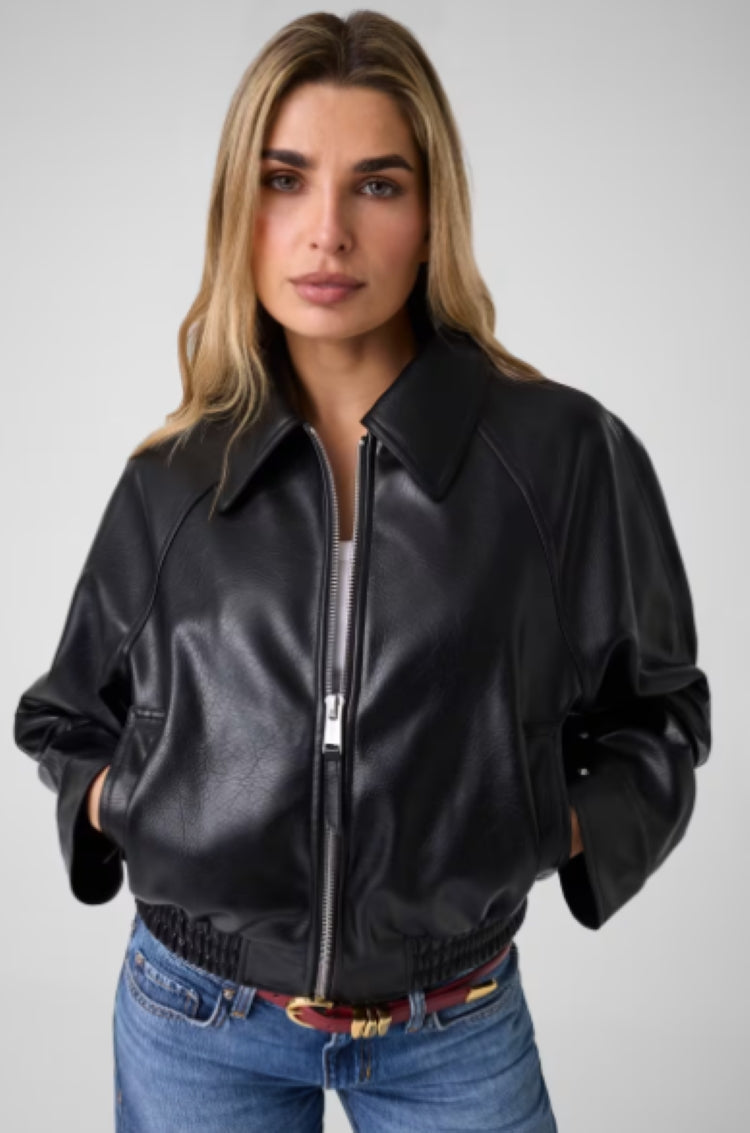 GUESS Faux Leather Jacket