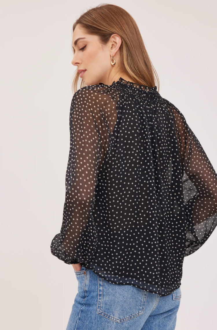 Gentle Fawn Annie Crinkled Chiffon Blouse