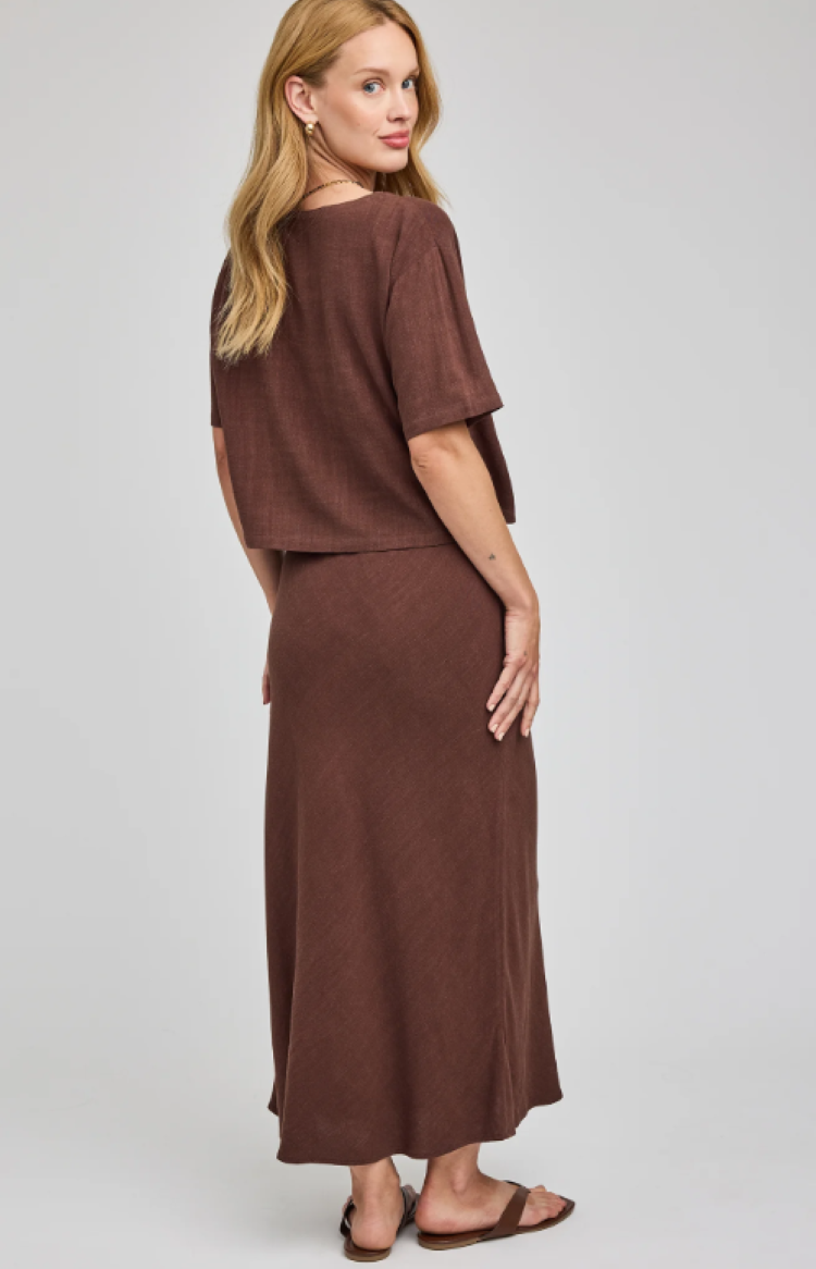 Cassia Linen Skirt