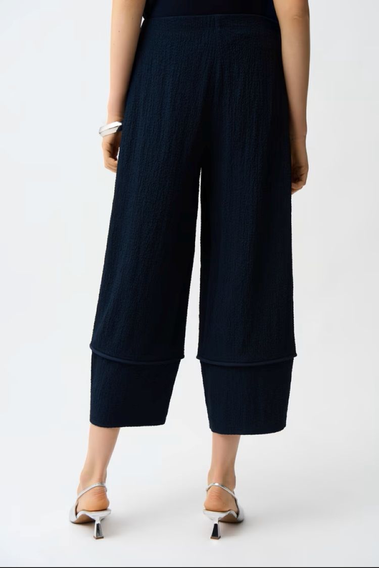 Cropped Wide Leg Trousers