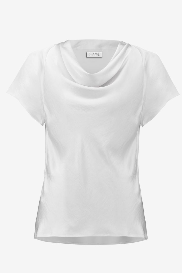 Cowl Neck Satin Blouse