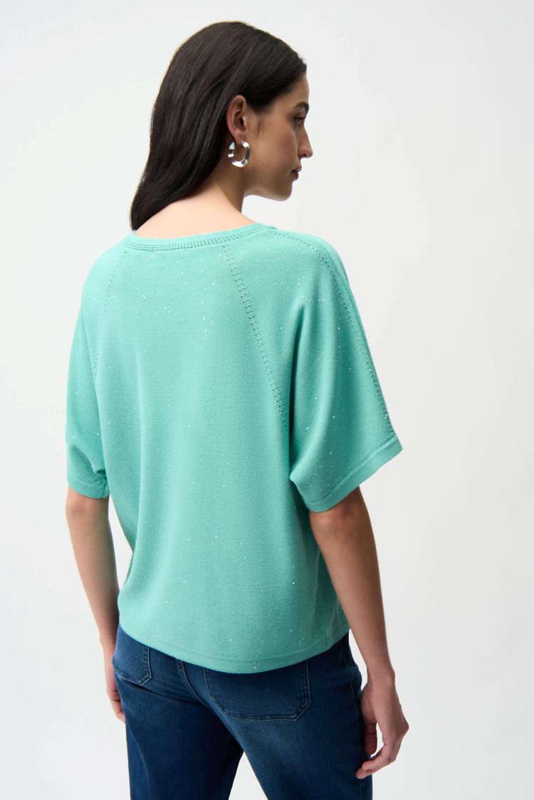 Jewel Crew Neck Pullover