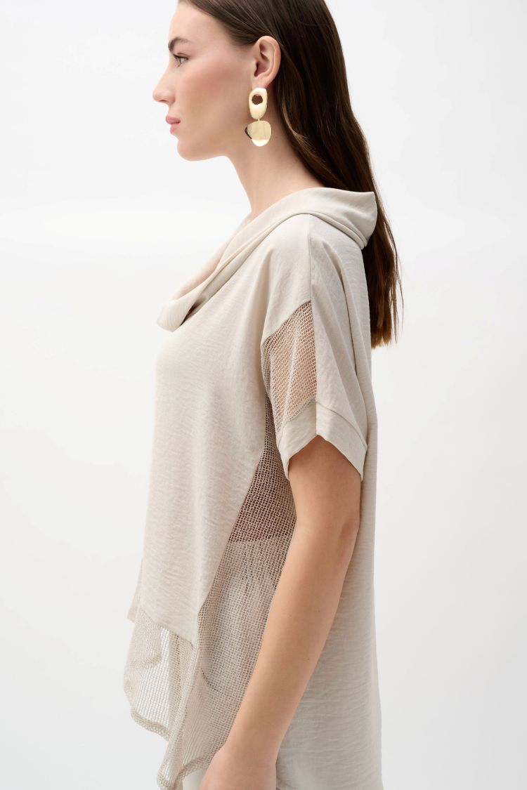 Cowl Neck Boxy Top