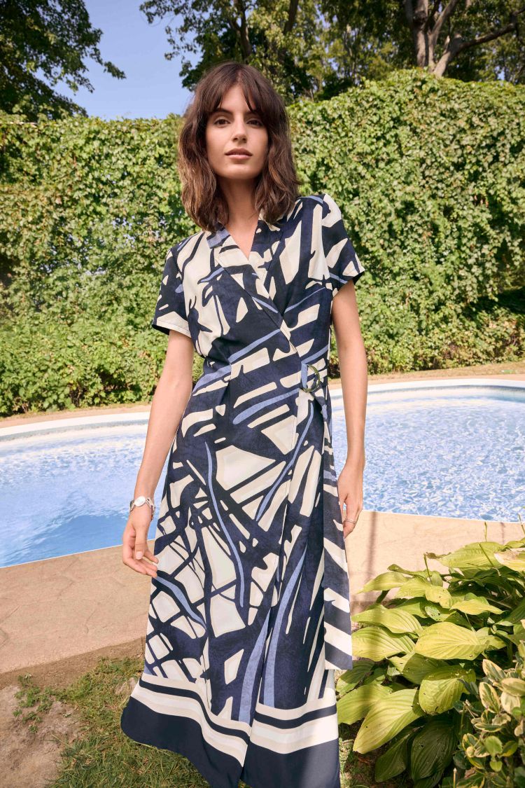 Midi Wrap Dress