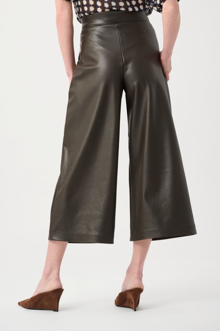 Leatherette Pull On Pants
