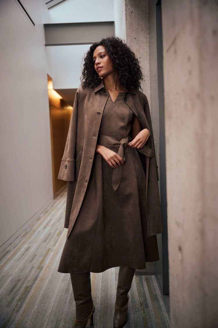 Suede Coat
