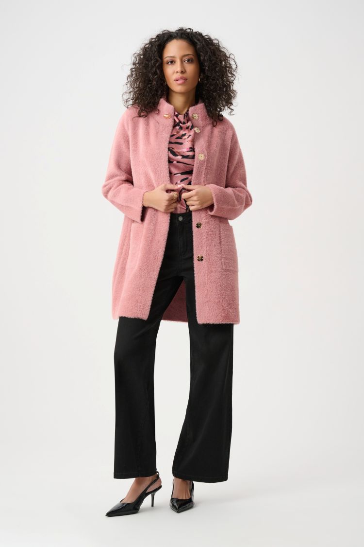 Long Faux Fur Coat | Joseph Ribkoff Style: 263955 – Fashionista+