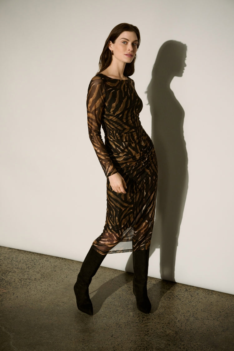 Joseph Ribkoff Animal Print Sheath Dress