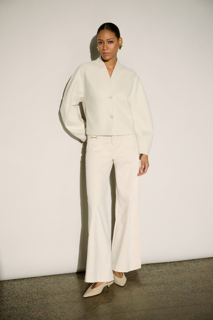 Joseph Ribkoff Featherweave Palazzo Jeans