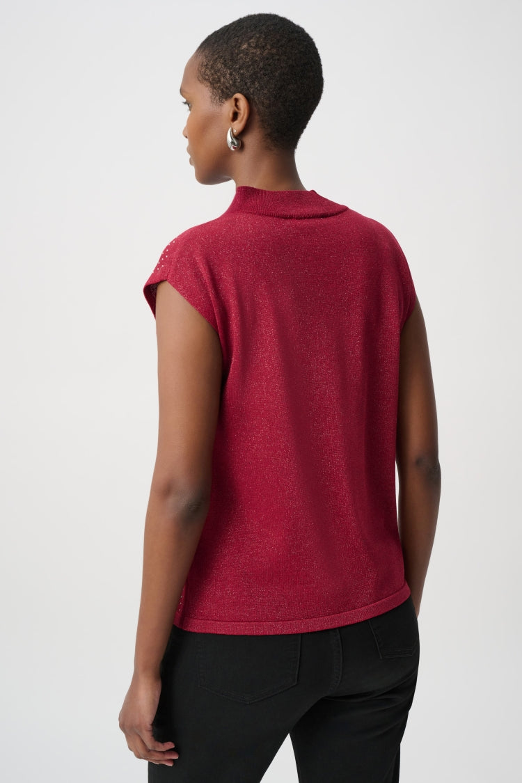 Joseph Ribkoff Jewel Embellished High Neck Top