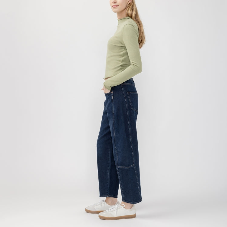 Silver Jeans High Rise Slim Barrel Leg Jeans