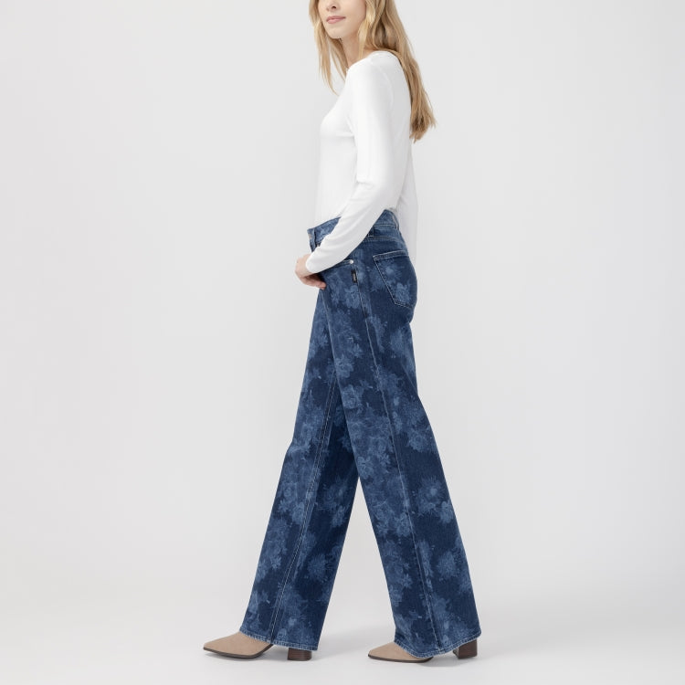 Silver Jeans Suki Floral Wide Leg