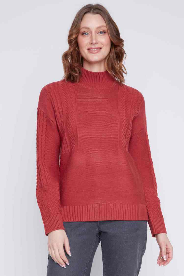 Mock Neck Sweater