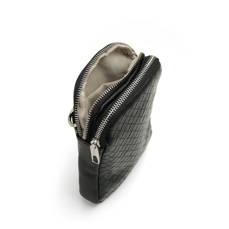 Eliana Double Zipper Crossbody