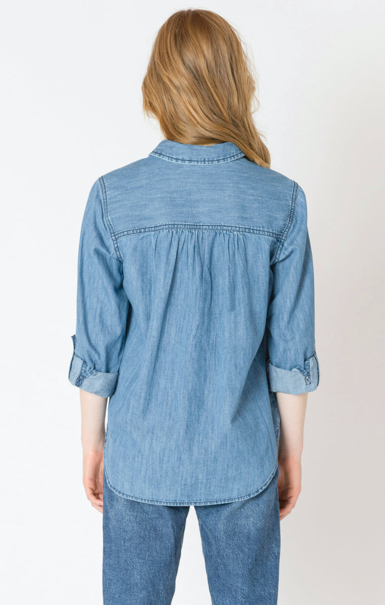 Denim Style Button Up