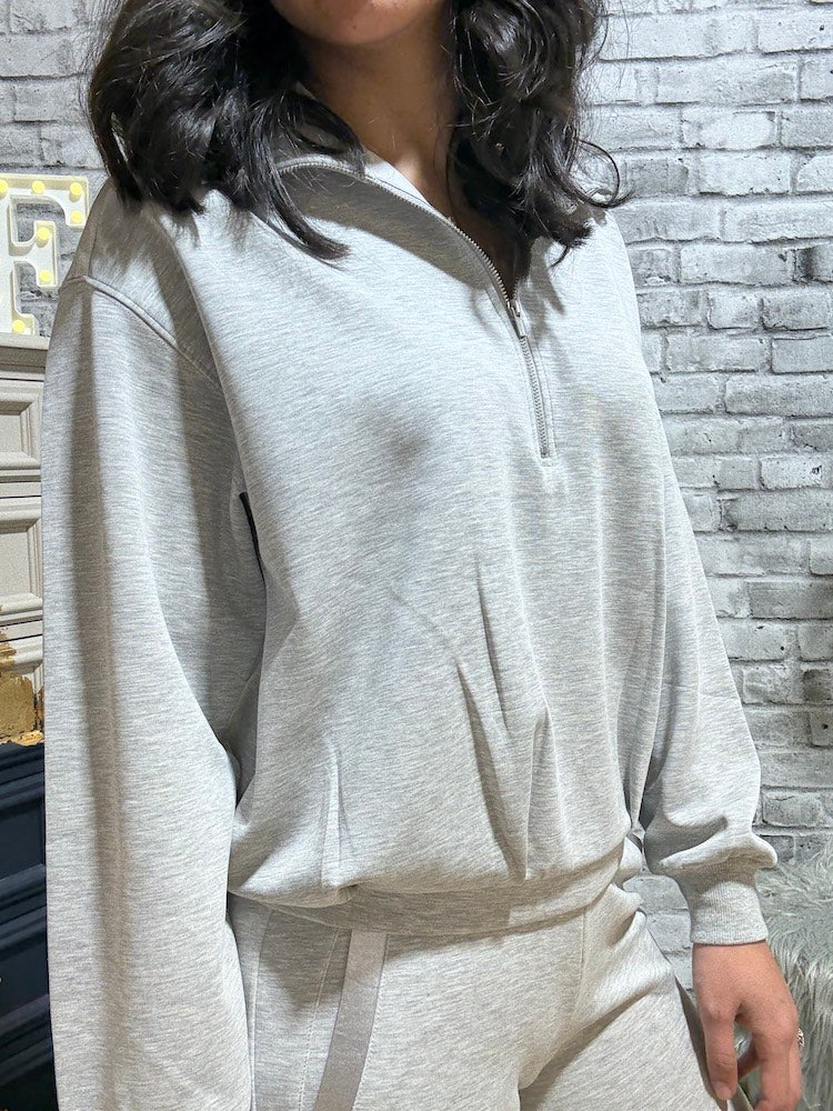 Half Zip Modal Sweater