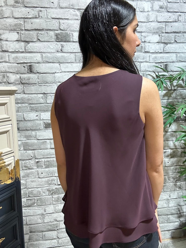 Sleeveless Flowy Top