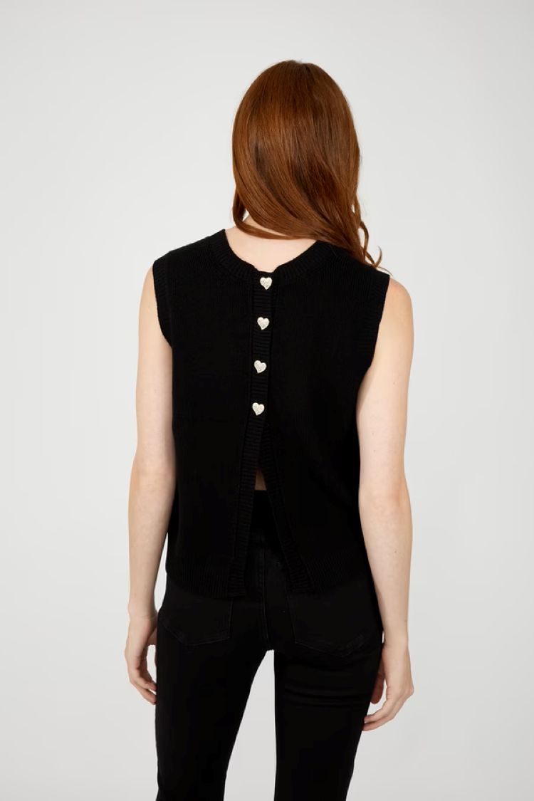 Heart Detail Crew Neck