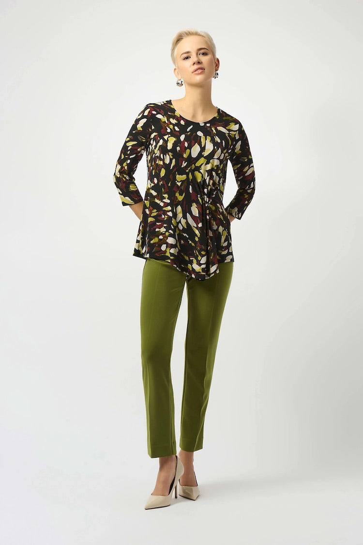 Abstract Crew Neck Pullover