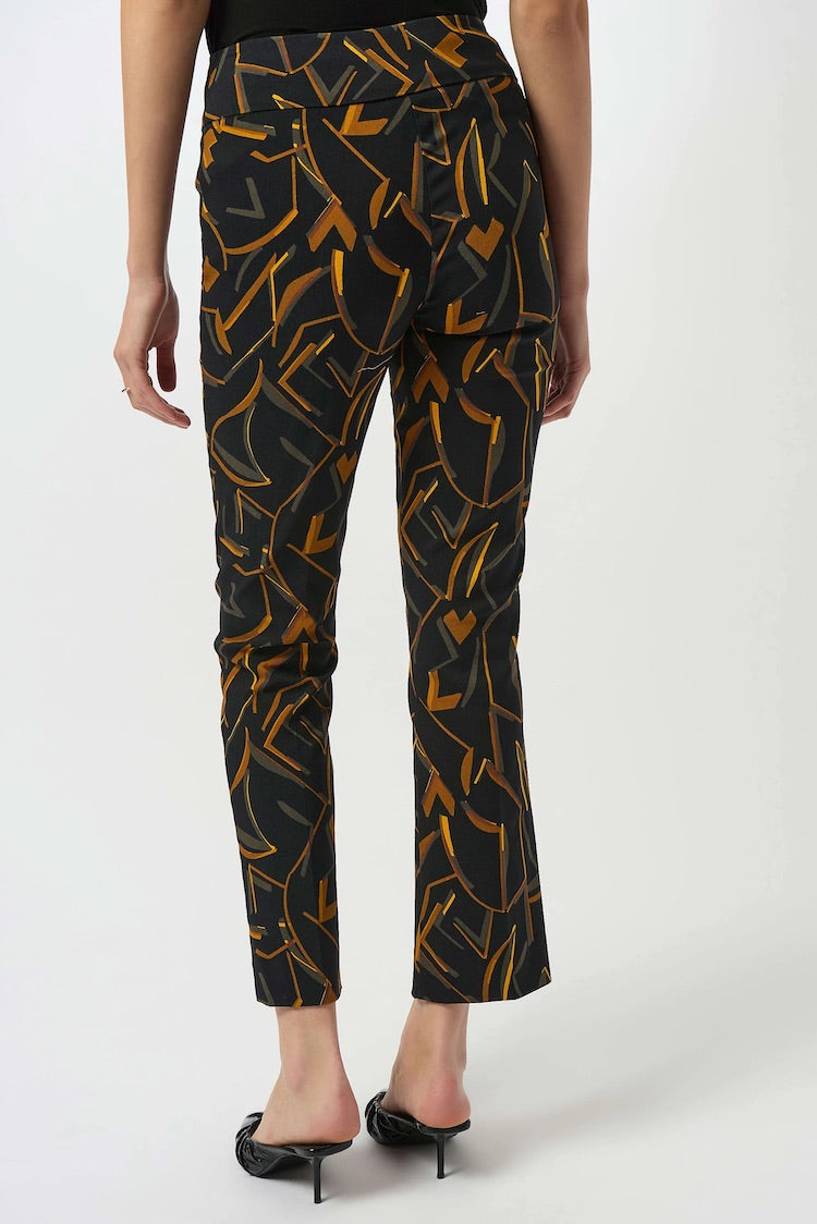 Patterned Mid-rise Trousers