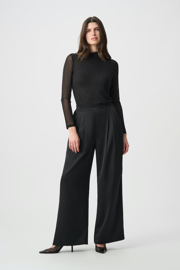 Joseph Ribkoff Rhinestone Mesh Long Sleeve
