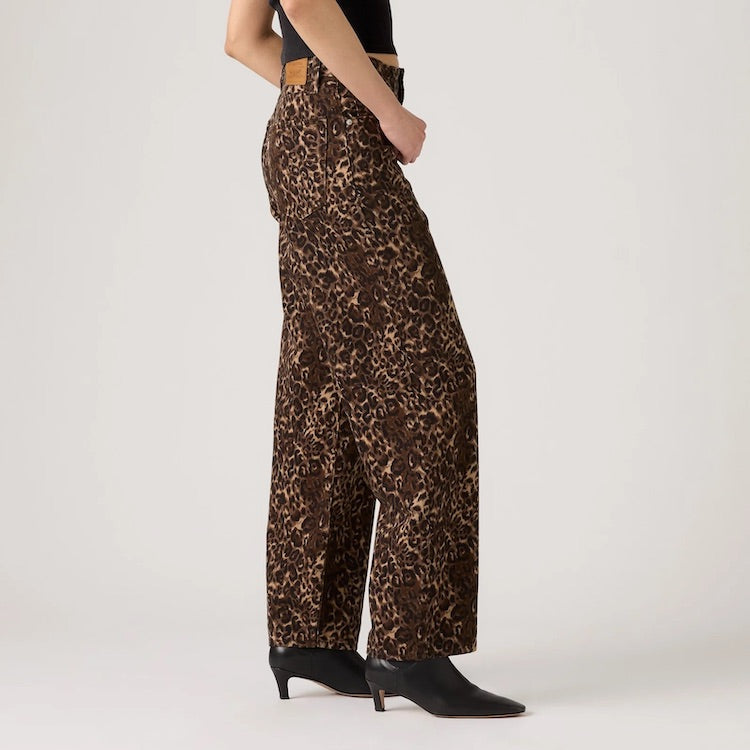 Print Baggy Dad Jeans