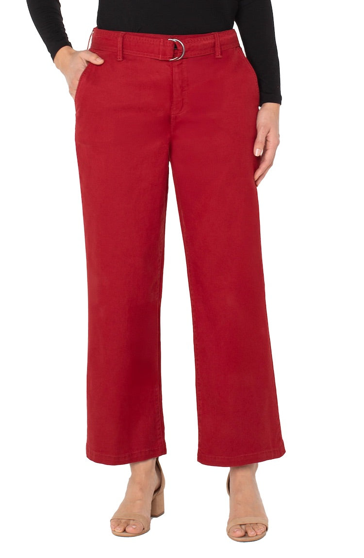 Stride Wide Leg With Self Belt