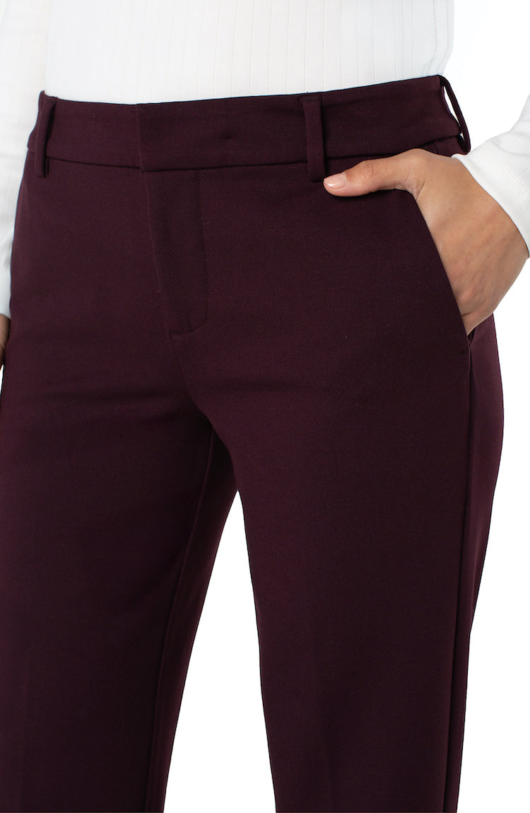Kelsey Knit Trouser Super Stretch Ponte Seasonal Colors
