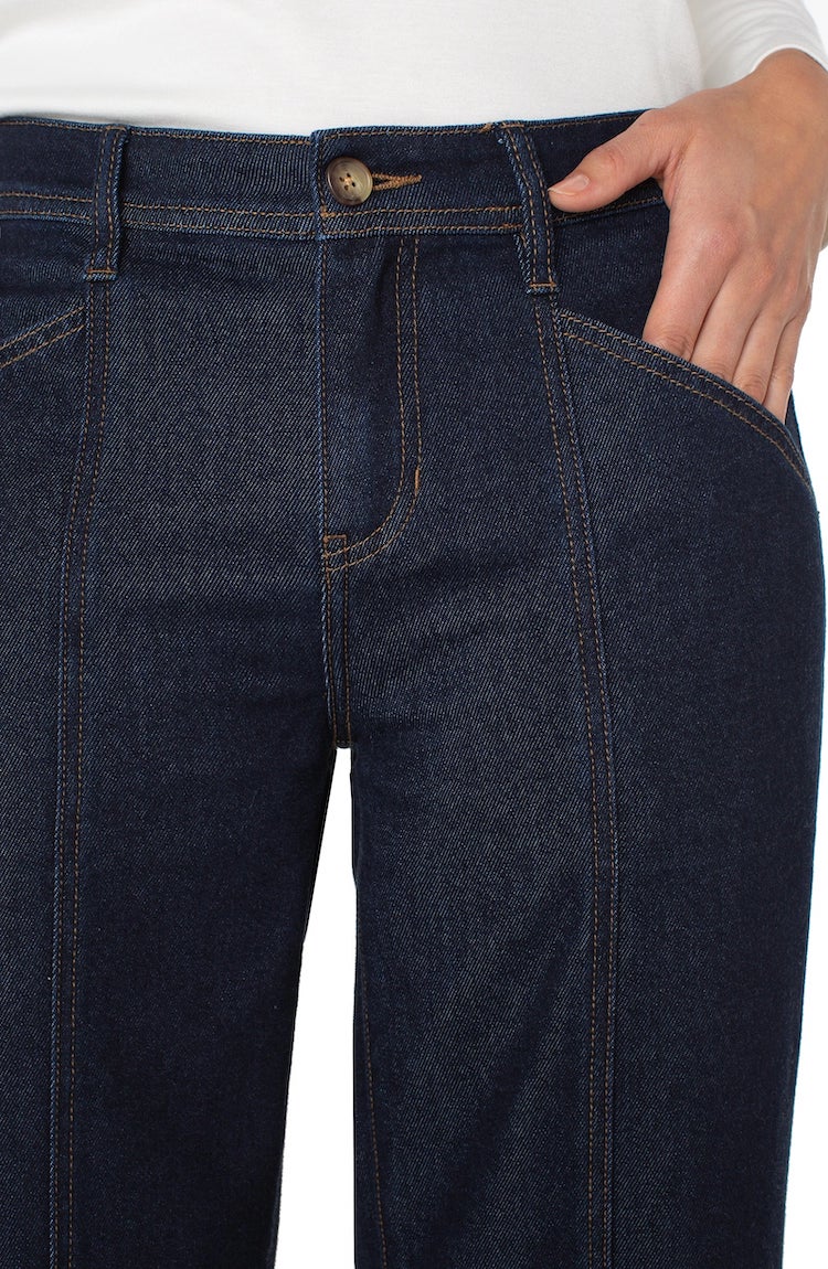 Trouser Wide Leg With Seaming