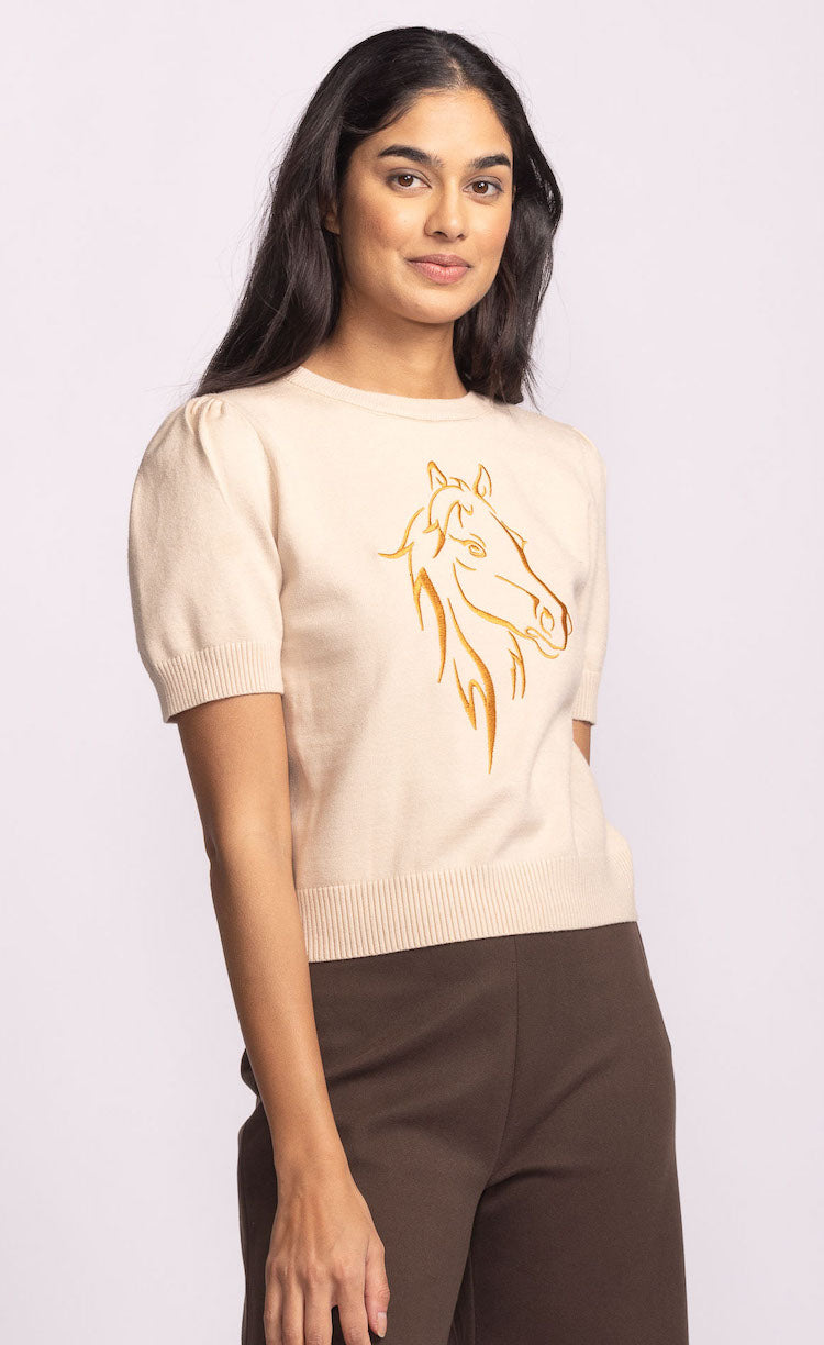 Whisper Short Sleeve Sweater