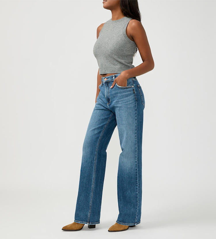 Baggy Bootcut Jeans