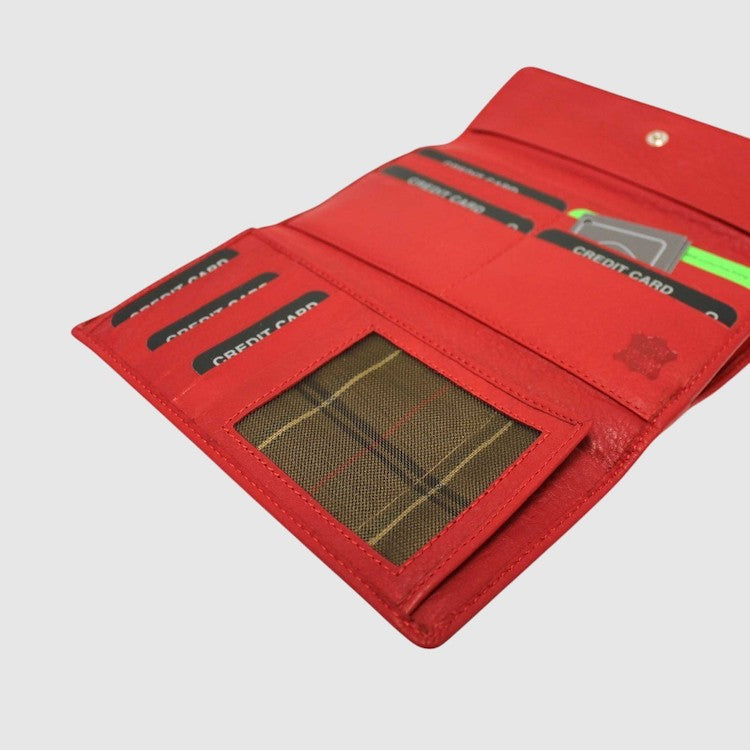 Long Leather Wallet With RFID Protection