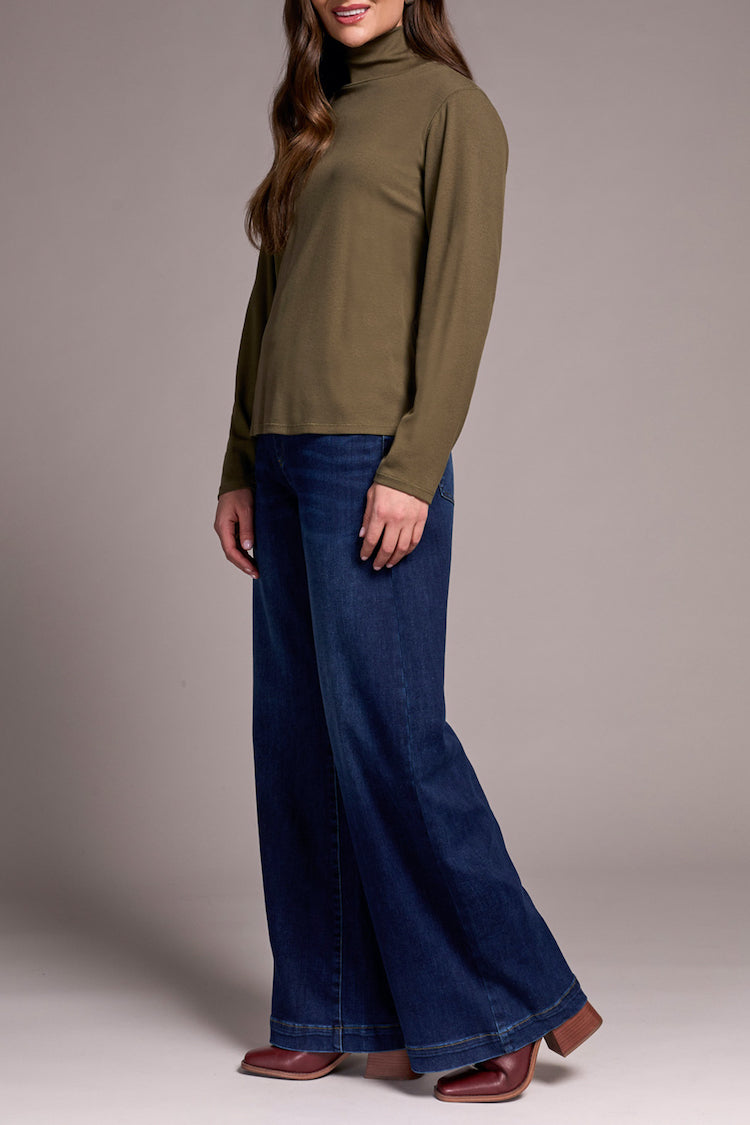 Long Sleeve Turtle Neck Top