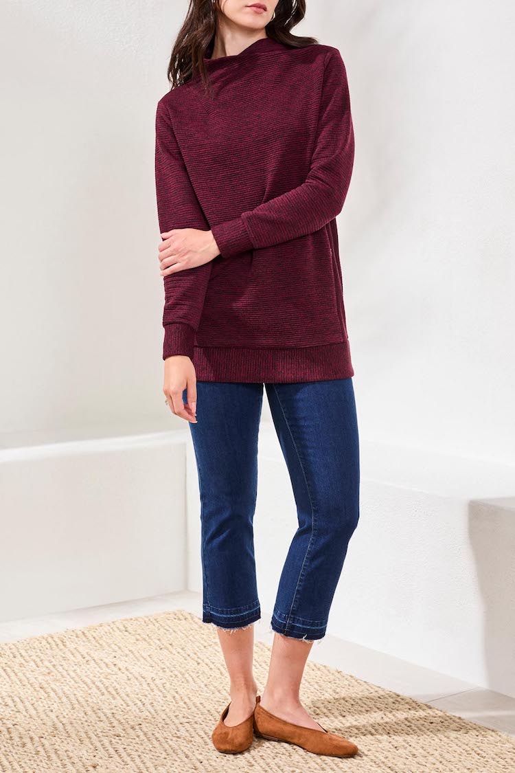 Long Sleeve Tunic With Invisible Pockets