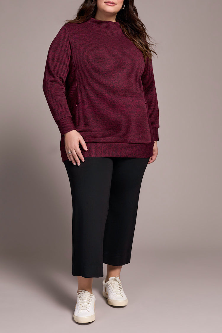 Size Inclusive Long Sleeve Tunic With Hidden Pockets