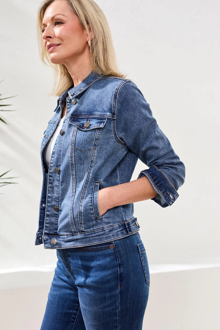 Classic Fit Comfort Stretch Denim Jacket