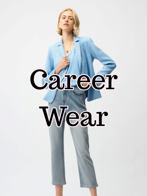 career wear, blazers, dress pants, blouses