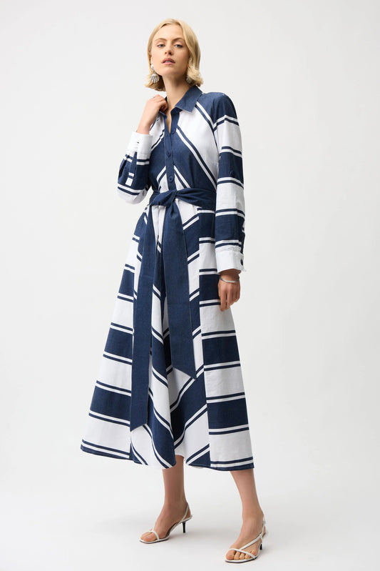 Casual Stripped Maxi Dress
