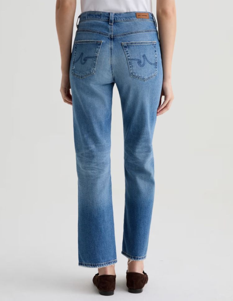 Brinley Mid Rise Straight Denim