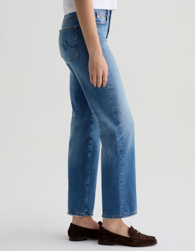 Brinley Mid Rise Straight Denim