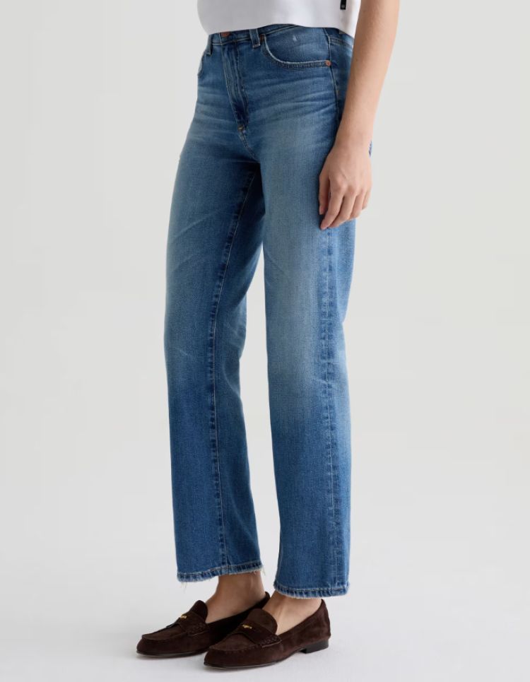 Brinley Mid Rise Straight Denim