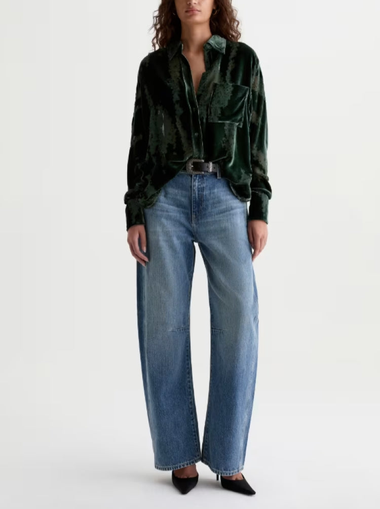 AG Mercer High-Rise Barrel Jeans