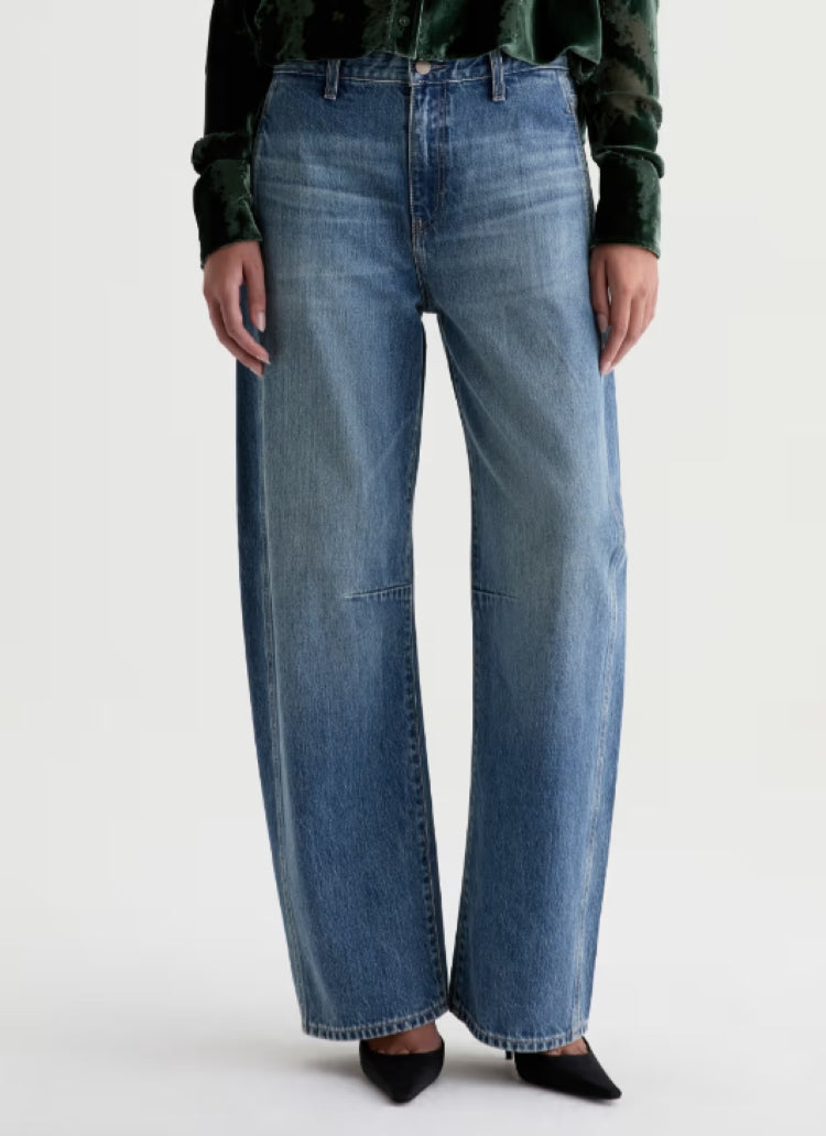 AG Mercer High-Rise Barrel Jeans