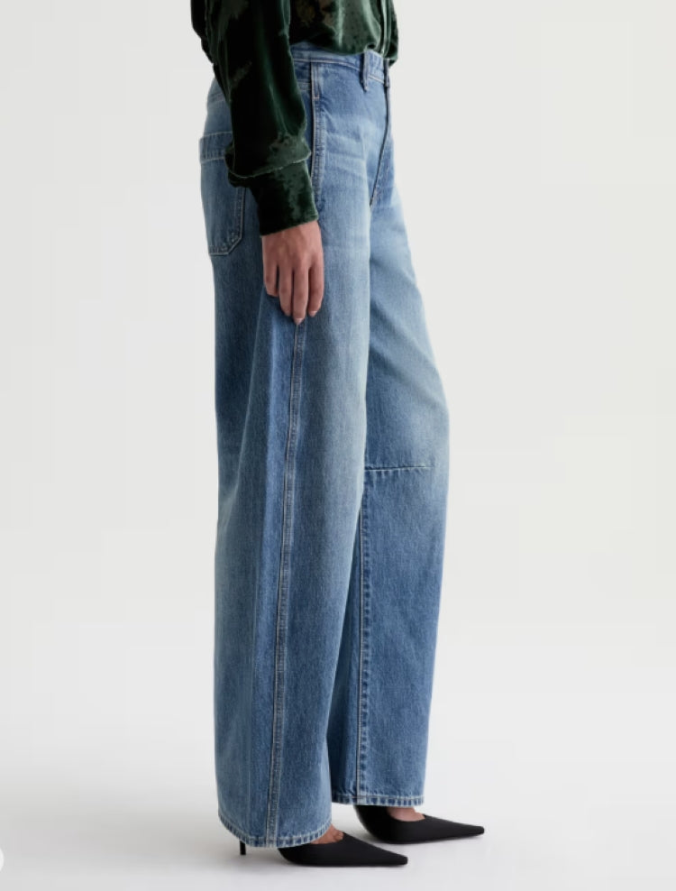 AG Mercer High-Rise Barrel Jeans